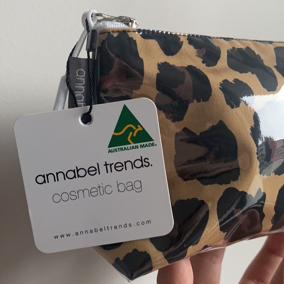 Leopard Print Cosmetic Bag - Picture 2 of 6